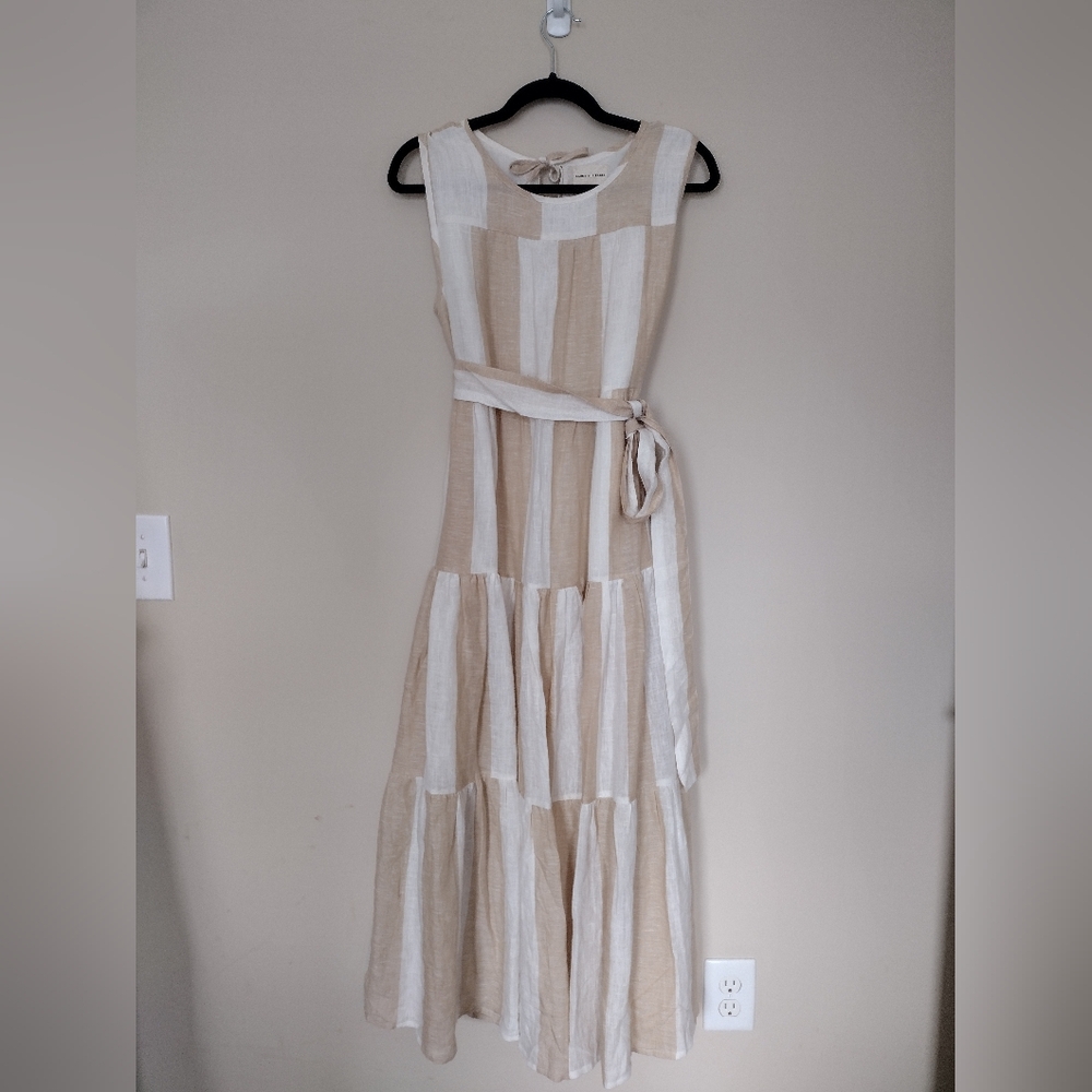 Laude the Label x Madewell - Tiered Maxi Dress in Tulum Stripe